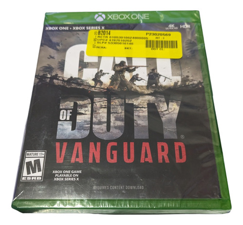 Call Of Duty: Vanguard Microsoft Xbox One Nuevo Físico