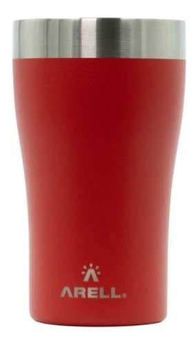 Imagem 1 de 5 de Copo Térmico De Cerveja 500ml Vermelho Red Rose - Arell