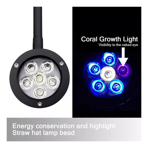 Luz De Coral Led For Acuario De 18wcoral Marino Sps Lps