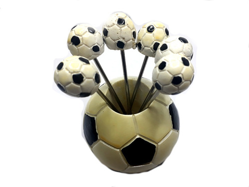 Petisqueira Palito 6 Palitos (10 Cm Cada) - Bola Futebol