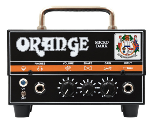  Cabeçote Orange Micro Dark Head 20w Valvulado/híbrido