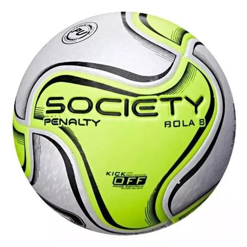 Bola De Futebol Society 8 X Penalty Cor Amarelo