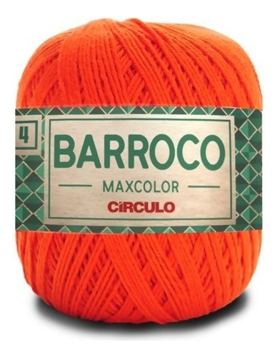 Barbante Barroco Maxcolor Nº 4 200g 338mts Cor 4676 - BRASA