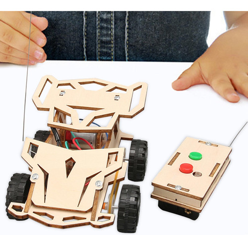 Coche Rc De Madera, Kits De Ciencia De Juguete, Coche De