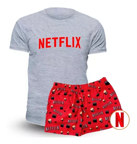 Pijama De Verano Netflix Remera - Store