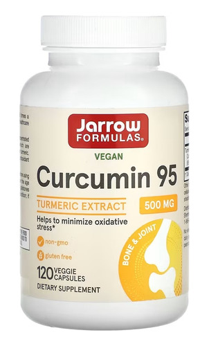 Jarrow Formulas Curcumina 95 Extracto 500 Mg 120 Vcaps Sfn