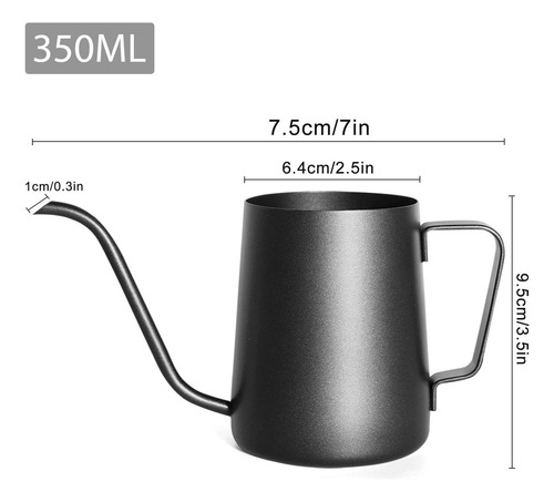 Cafetera De Cuello De Cisne Para Pour Over, 12 Oz