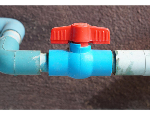 2 Válvula De Bola De Pvc Recta Para Equipos De 25mm