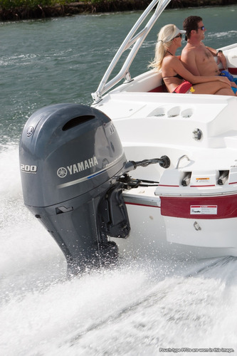 Imagem 2 de 4 de Motor De Popa Yamaha 200hp 4t Fetx