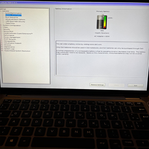 Dell Latitude 7400 2-en-1 Core I5 1.60ghz 16gbram, Ssd 256gb (Usado)