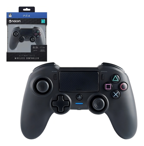 Controle joystick sem fio Nacon Asymmetric black