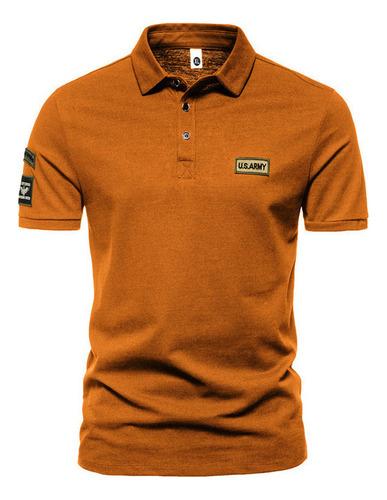 Camiseta Ajustada Con Solapa Y Polo Alta Calidad Para Hombre