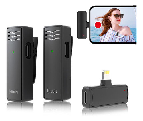 Niuen Microfono Para iPhone, Microfono Inalambrico Para Ipho