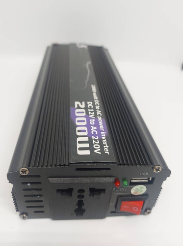 Conversor Inversor Voltaje Corriente 12v A 220v 2000w Auto