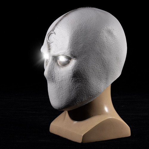 Máscara Led Moon Knight, Disfraz De Hallo Latex 2024