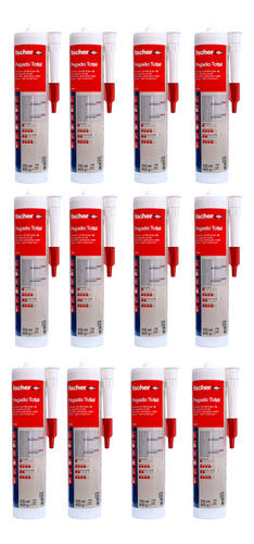 Pegado Total Fischer 10 Segundos 310ml Montajes X 12u Clavo