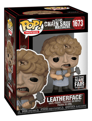 Funko Pop! Chainsaw Texas Massacre: Leatherface 1673 Hot Top