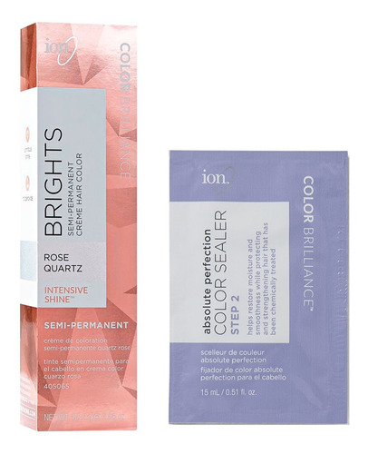 Tinte Semipermanente Brights Rose Quartz Con Sellador (2 P)
