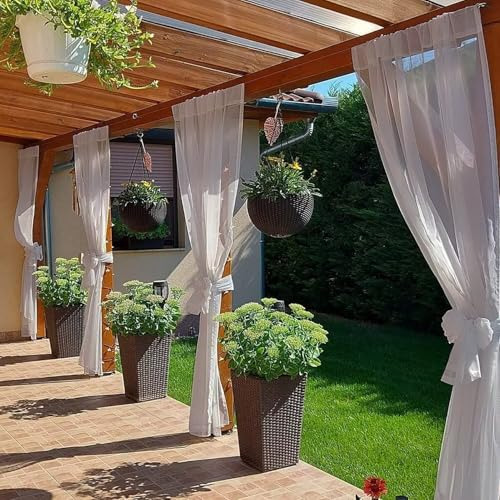 Cortinas Transparentes Para Exteriores Impermeables Spacedre