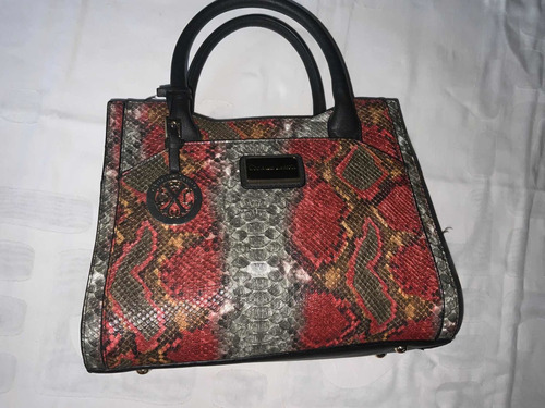 Cartera Christian Lacroix Mediana Estampado Reptil