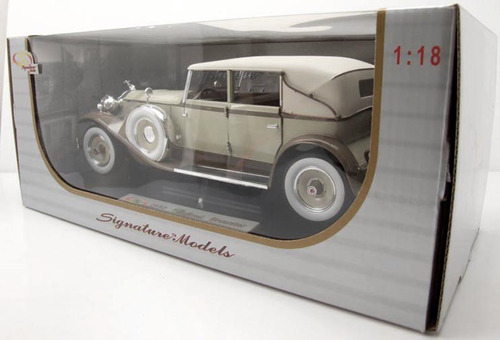 Miniatura Packard Eight Brewster 1930 Signature Models 1/18 Cor Bege