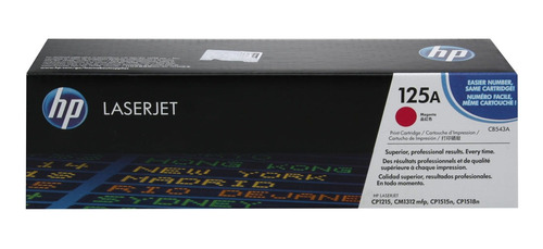 Toner Hp Original Cb543a (125a) Color Magenta 