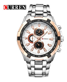 Reloj Curren 8023wtrg Plateado Hombre