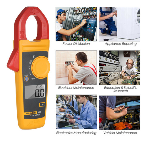 Pinza Amperimétrica Portátil Fluke F305 Con Pantalla Lcd, Pi