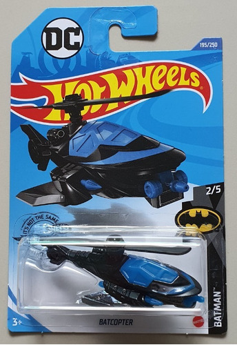 Hot Wheels Batcopter 2/5 Dc Batman