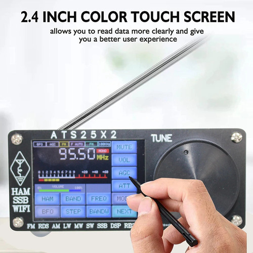 Receptor De Radio Sdr Fm/lw/mw/sw/ssb De Banda Completa Ats2