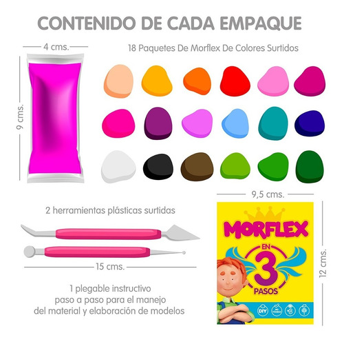 Set Morflex X18 (foami Moldeable)  / Set De 3 Kits