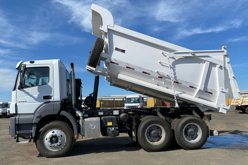 Caminhão Mercedes-benz Axor 4144 6x4 Caçamba Meia Cana 16m³