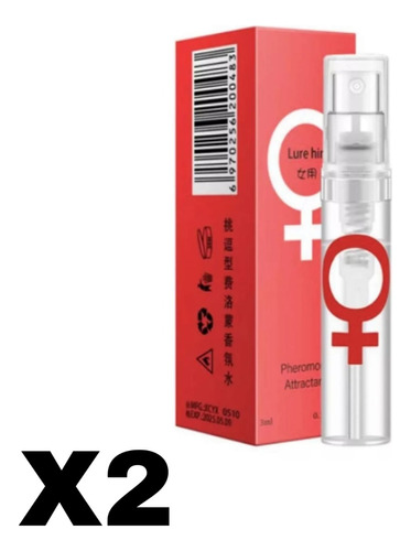 Perfume Femenino Con Feromonas  Atractor De Hombres  3ml 