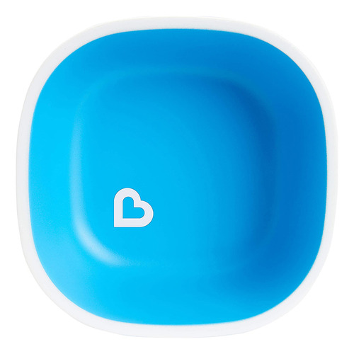 Plato Bowl Splash Munchkin 2pz Azul Verde