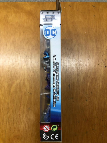 5 Nano Metalfigs Dc:bizarro, Darseic, Lobo, Brainiac, Batman