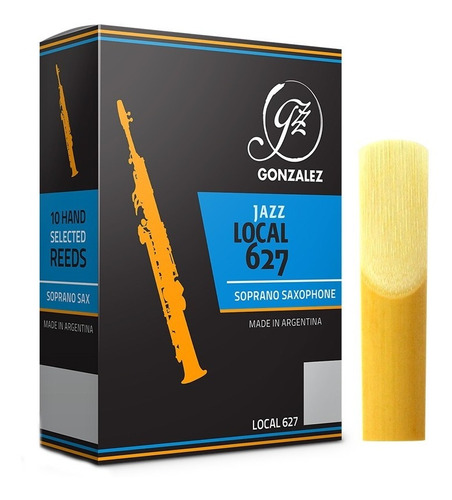 Palheta Gonzalez Sax Soprano Bb Jazz Local 627 - 1 Unidade