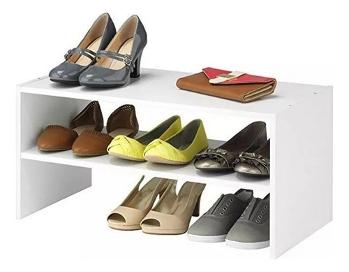 Sapateira Mdf 60x30 Branca | Organize Seus Sapatos