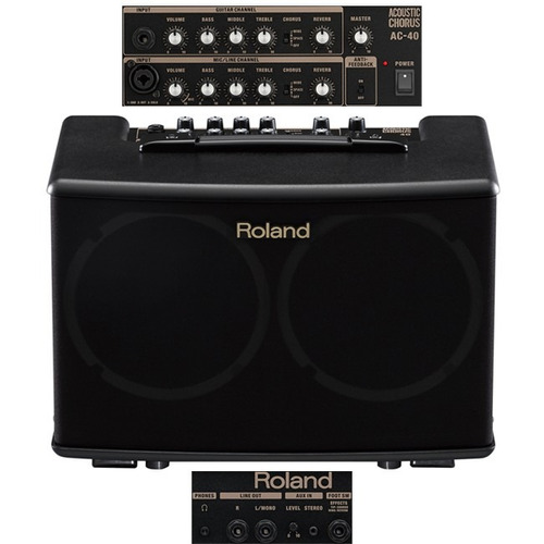  Amplificador De Guitarra Electroacústica Roland Ac40