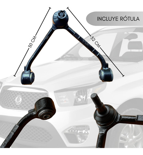 Bandeja Superior Izquierda Para Ssangyong Actyon Sport 06-19