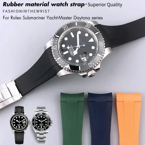 Rolex submariner correa caucho hotsell
