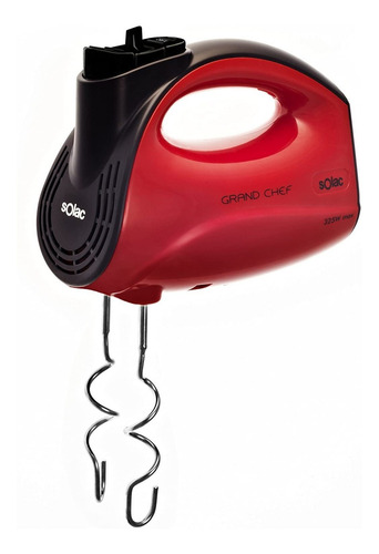 Batidora de mano Solac Grand Chef negra y roja 220V