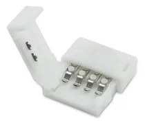 Comprar Conector Recto Unión 4 pines Cinta a Cinta Acople tiras LED RGB SMD 5050 5060 Interior X10 Demasled