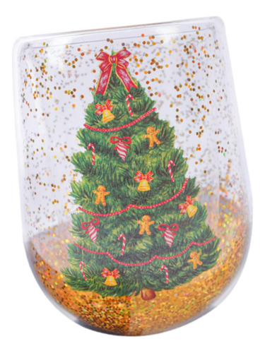 Taza De Cristal Con Forma De Árbol De Navidad, Regalo De