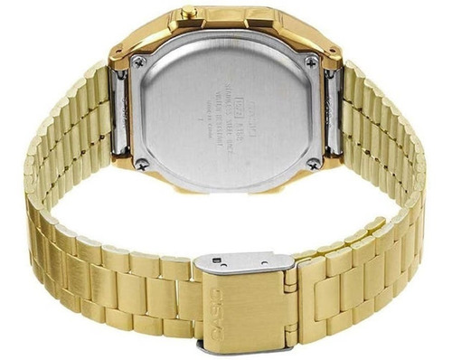 Imagen 4 de 4 de Reloj Casio Retro Dorado Unisex Original A-168wg-9w