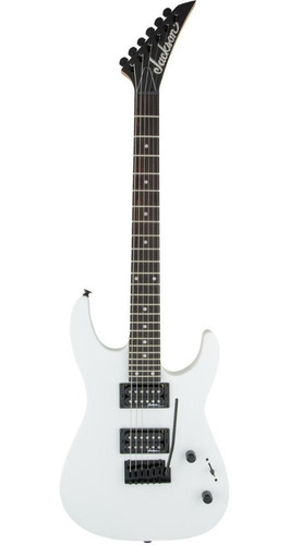 Jackson Js Series Dinky Js12 Guitarra Eléctrica Snow White Material del diapasón Amaranto