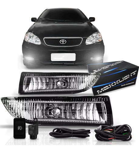 Kit Farol Neblina Milha Corolla Fielder 2003 2004