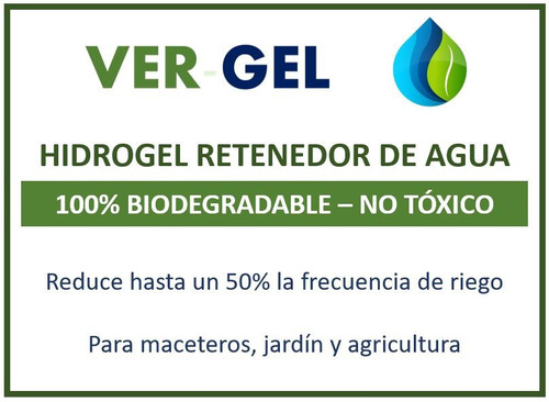 5 Kilos De Ver - Gel Retenedor De Agua Para Cultivos