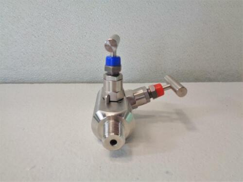 Precision Instrument 1/2 Npt 2-way Vent Gauge Valve 600 Ttv