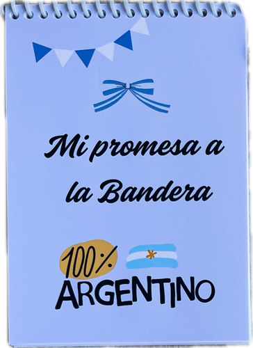 Anotadores Promesa A La Bandera 10x15 X 40 Con Lapiz