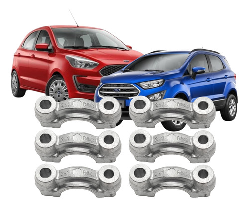 6x Capa Do Mancal Comando Valvula Ka Ecosport 1.5 Dragon 12v